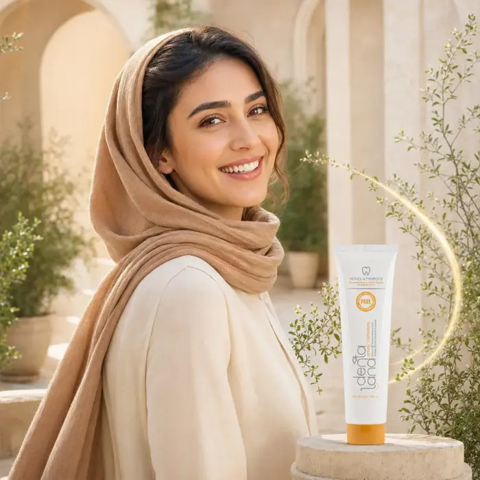 خمیردندان گیاهی دنتالند حاوی عصاره دارچین و آویشن با طعم دارچین