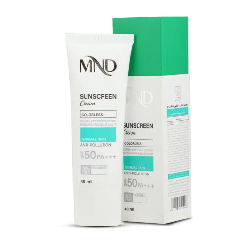 کرم ضد آفتاب با فاکتور حفاظتی 50 (SPF 50) ام ان دی مناسب پوست معمولی